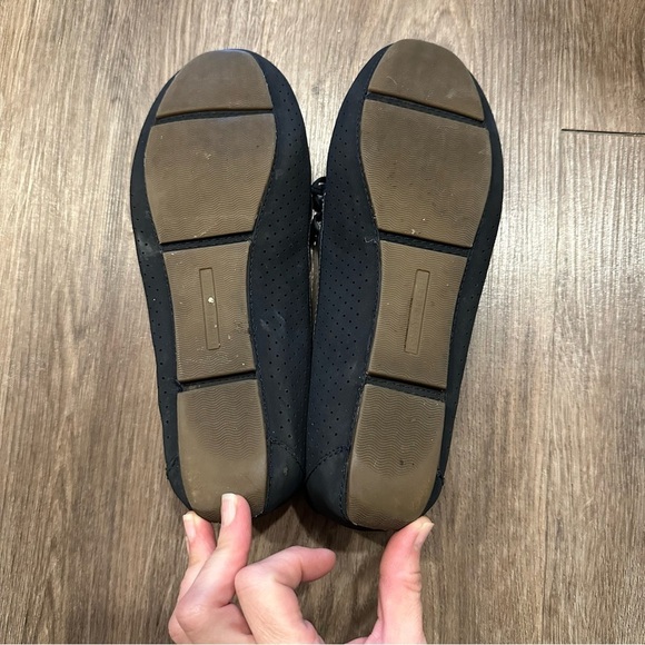 Tommy Hilfiger Navy Leather Loafer Boat Shoe Size 9 - Picture 2 of 4